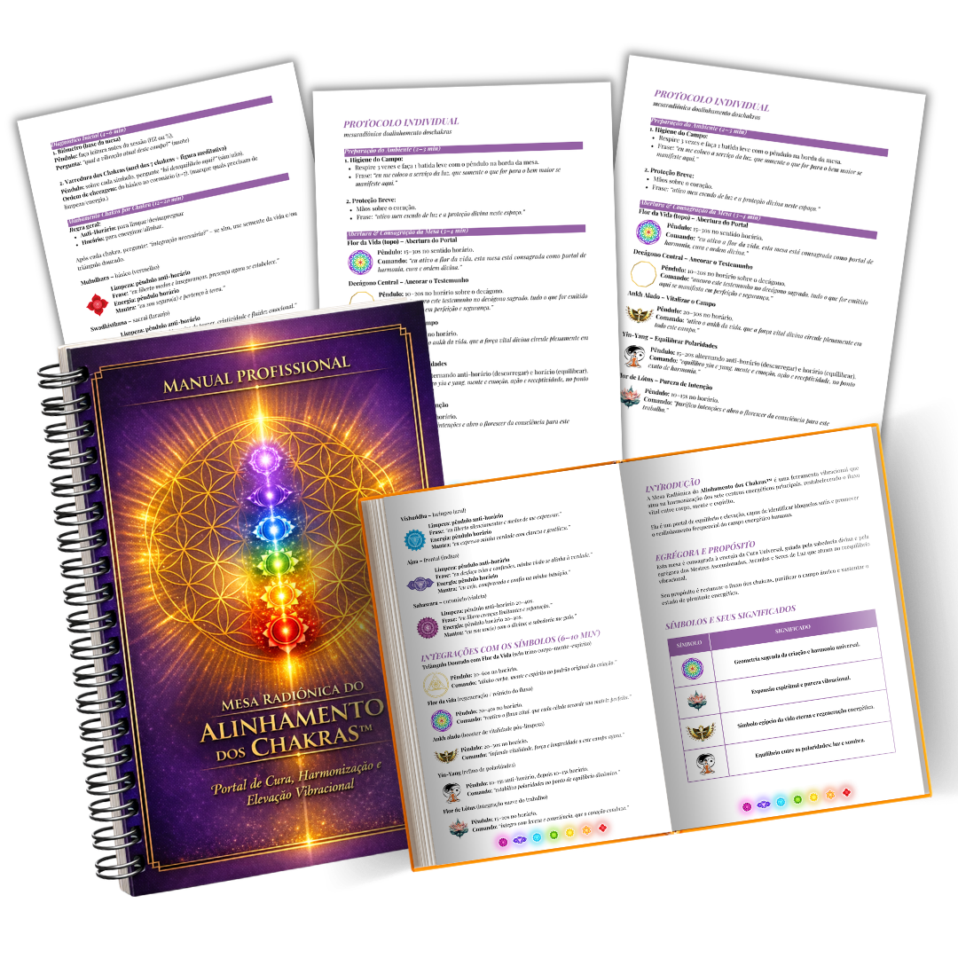 Manual Profissional da Mesa